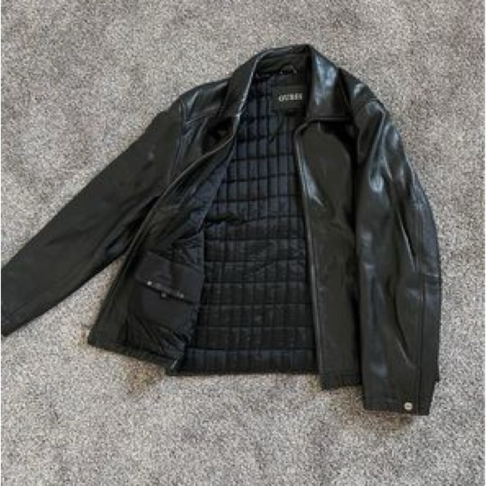 Guess Men’s Leather Jacket